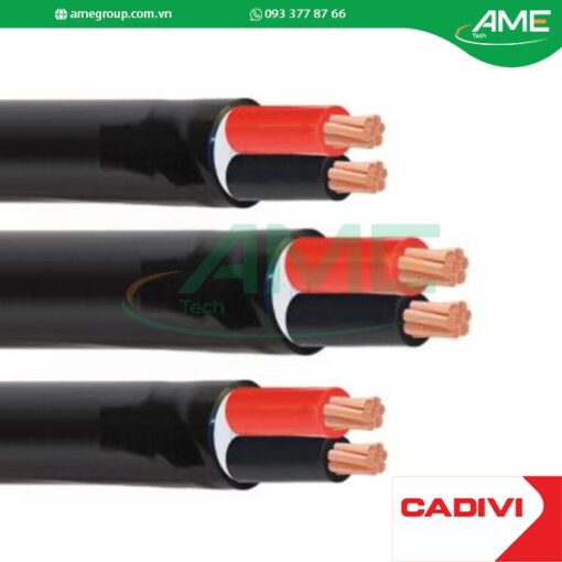 Cáp hạ thế CVV CADIVI 2×4-300/500V