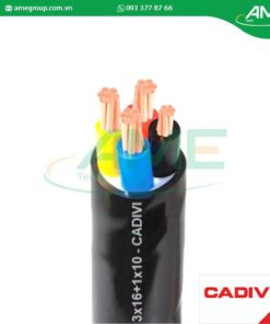 Cáp hạ thế CVV CADIVI 3×16+1×10-0.6/1kV