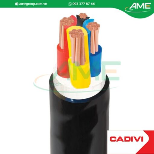 Cáp hạ thế CVV CADIVI 4×10-300/500V