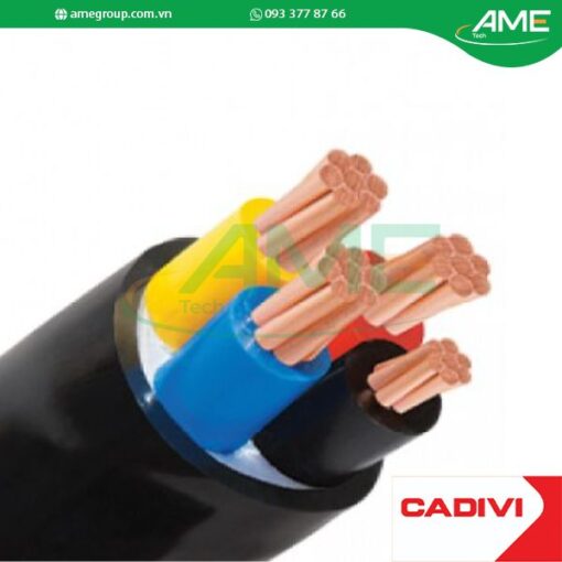 Cáp hạ thế CVV CADIVI 4×2.5-300/500V