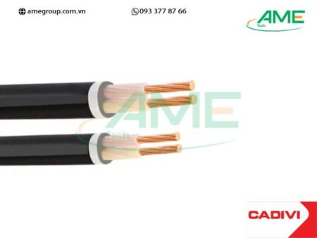 Cáp hạ thế CXV CADIVI 2×4-0.6/1kV