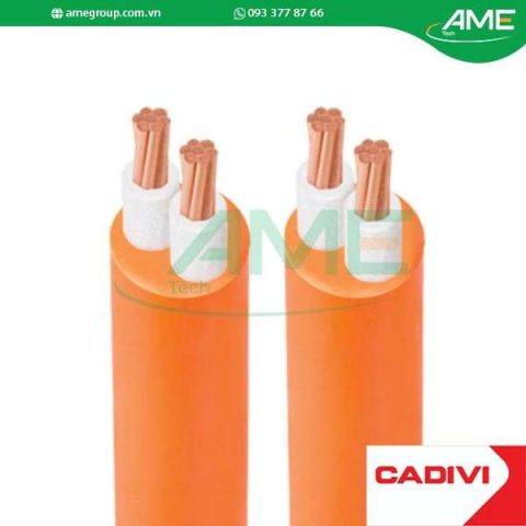 Cáp hạ thế chống cháy CXV/FR CADIVI 2×1.5-0.6/1kV