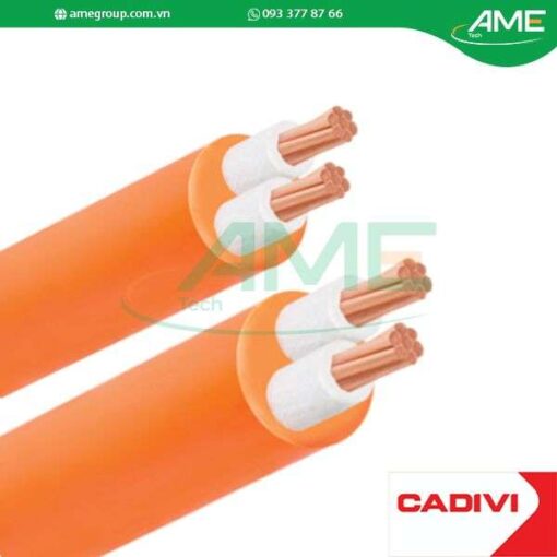 Cáp hạ thế chống cháy CXV/FR CADIVI 2×2.5-0.6/1kV