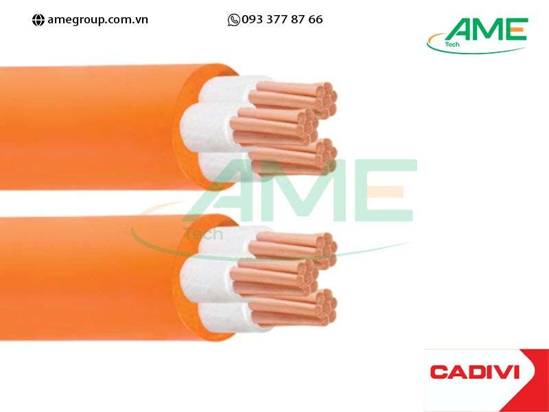 Cáp hạ thế chống cháy CXV/FR CADIVI 3×1.5-0.6/1kV