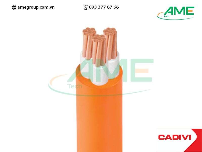 Cáp hạ thế chống cháy CXV/FR CADIVI 3×2.5-0.6/1kV