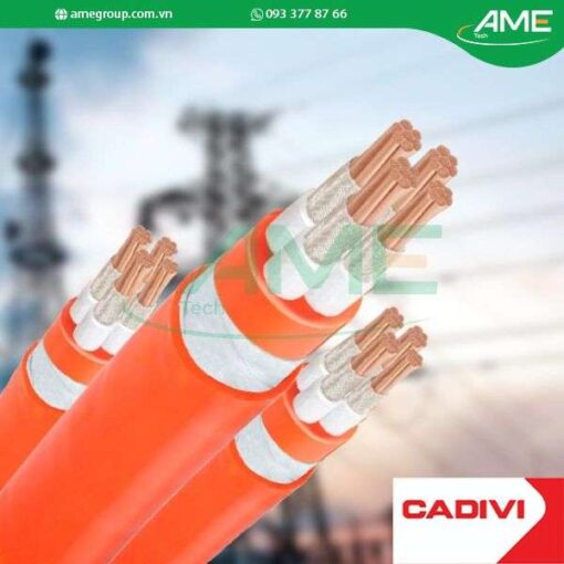 cáp hạ thế chống cháy CXV/FR CADIVI 3×25+1×16-0.6/1kV chính hãng