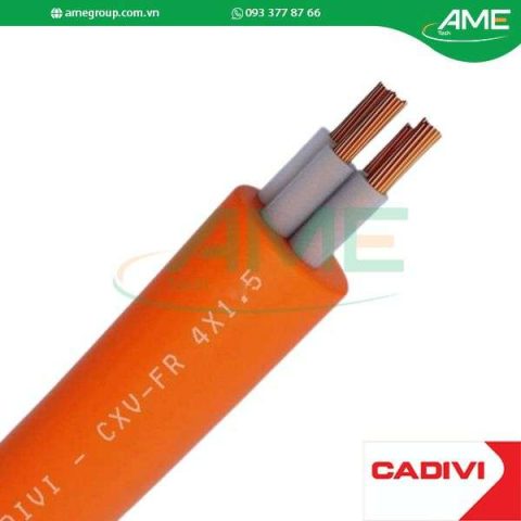 Cáp hạ thế chống cháy CXV/FR CADIVI 4×6-0.6/1kV