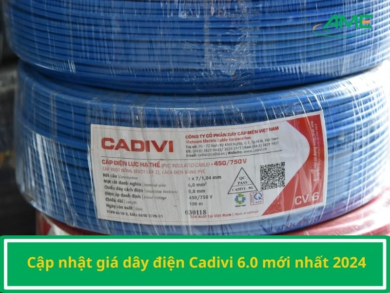 giá dây điện Cadivi 6.0
