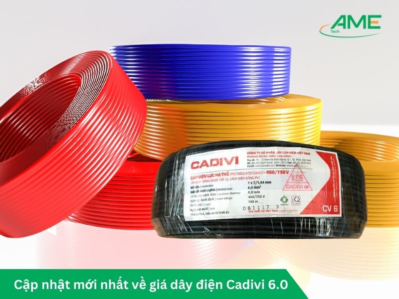 Cập nhật mới nhất về giá dây điện Cadivi 6.0