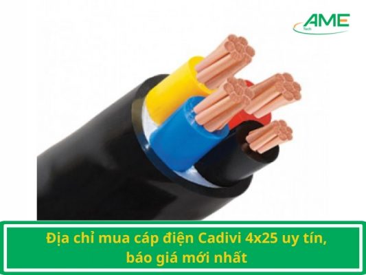 Địa chỉ mua Cáp điện Cadivi 4×25