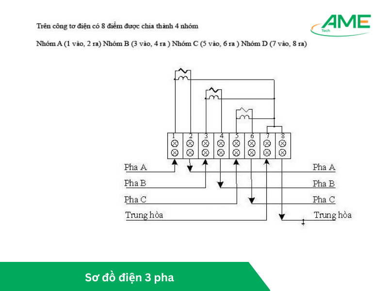 Sơ đồ điện 3 pha