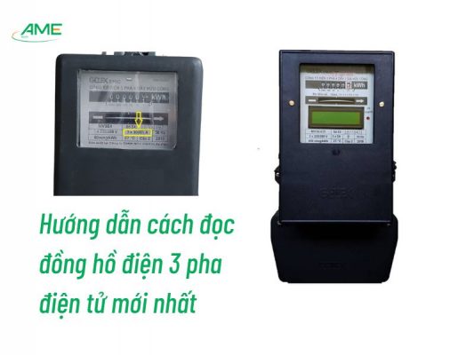 Hướng dẫn cách đọc đồng hồ điện 3 pha điện tử mới nhất