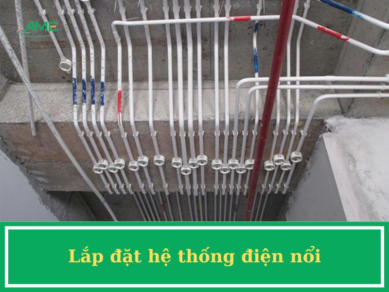 Lắp đặt hệ thống điện nổi
