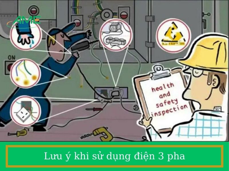 Lưu ý khi sử dụng điện 3 pha