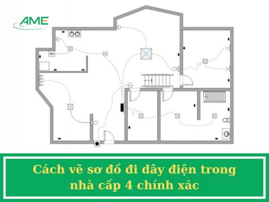 sơ đồ đi dây điện trong nhà cấp 4