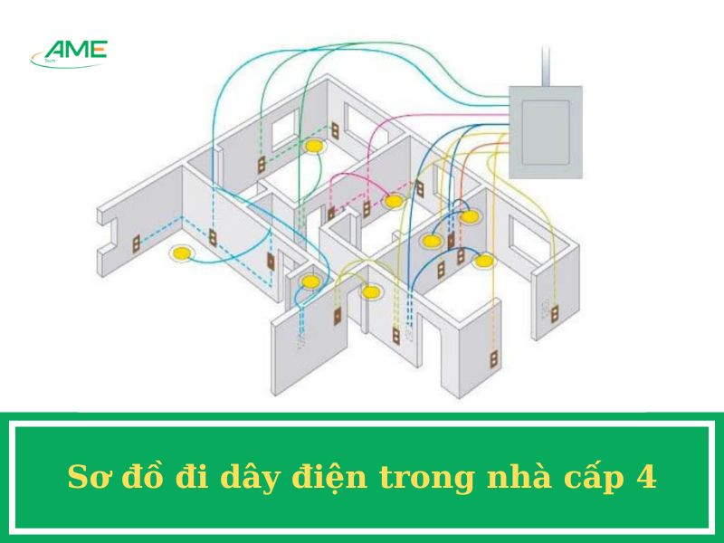 Sơ đồ đi dây điện trong nhà cấp 4