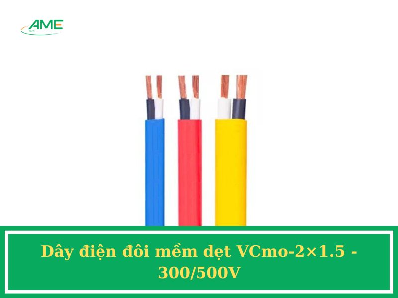 Dây điện đôi mềm dẹt VCmo-2×1.5 - 300_500V