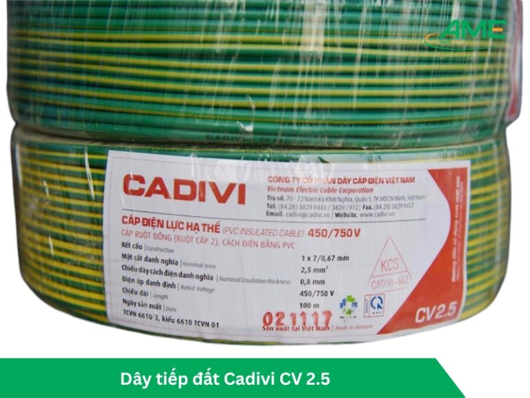 Dây tiếp địa Cadivi CV 2.5