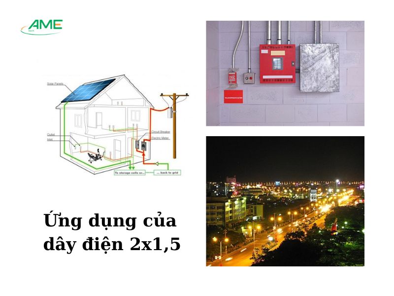 Ứng dụng của dây điện 2x1,5