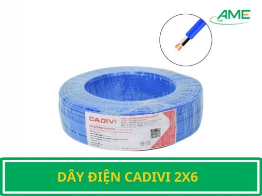 Dây điện Cadivi 2x6 giá bao nhiêu?