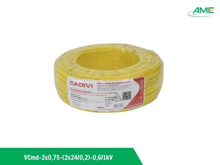 DÂY ĐÔI MỀM BỌC NHỰA VCMD-2×0,75-(2×240,2)-0,61KV