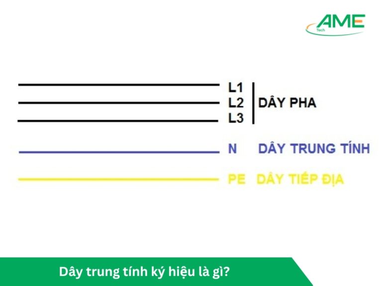 Dây trung tính ký hiệu là gì