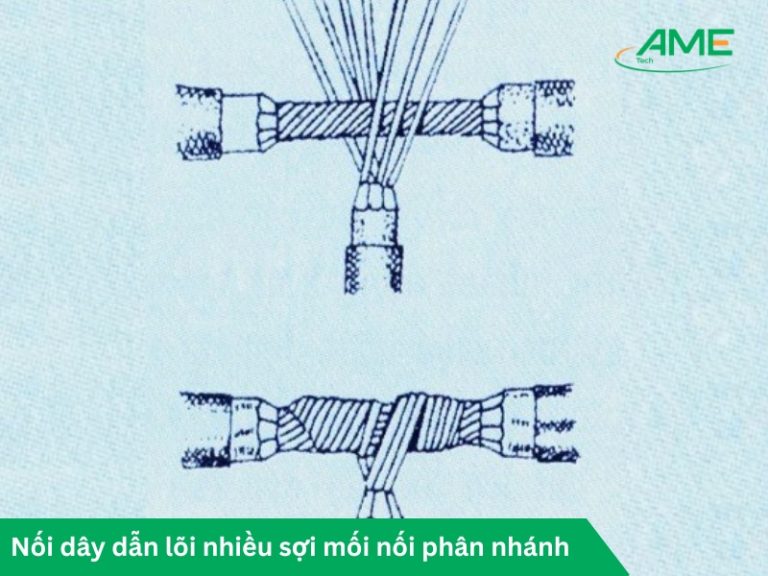 Nối dây dẫn lõi nhiều sợi mối nối phân nhánh