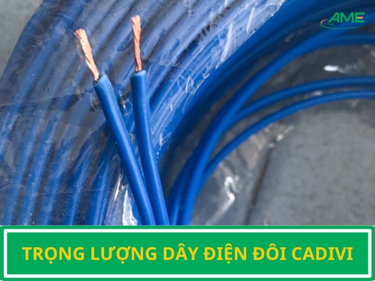 Trọng lượng dây điện đôi Cadivi