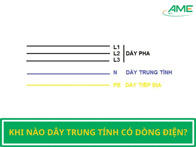 khi nào dây trung tính có dòng điện