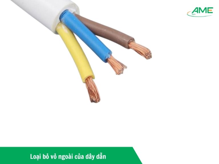 loại bỏ vỏ ngoài của dây dẫn