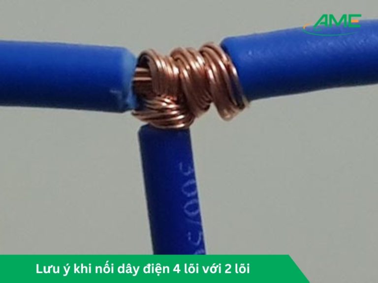 những lưu ý khi thực hiện việc đấu nối dây điện
