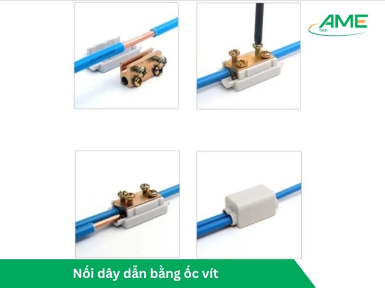 nối dây dẫn bằng ốc vít