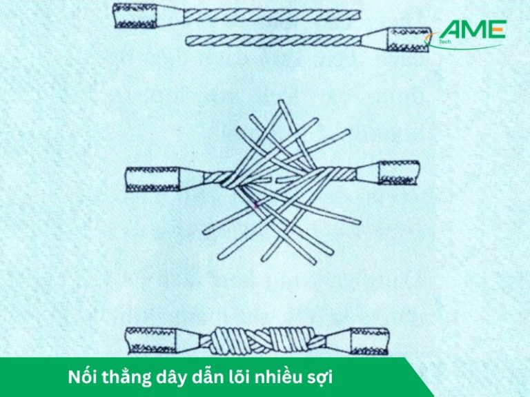 nối thẳng dây dẫn lõi nhiều sợi