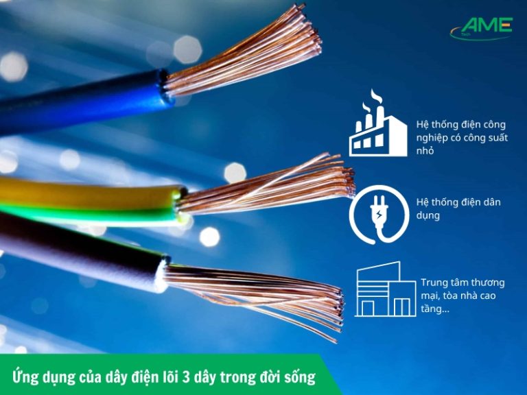 ứng dụng của dây điện 3 lõi trong đời sống