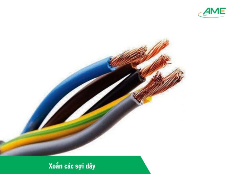 xoắn các đầu sợi dây