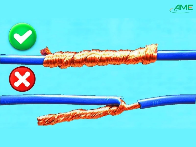Các nguyên tắc khi nối dây điện ngoài trời