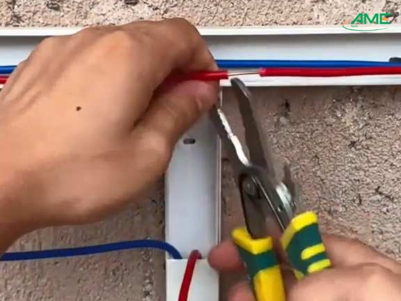 Cách nối dây điện chữ T 2