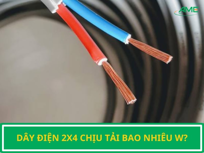 dây điện 2×4 chịu tải bao nhiêu W