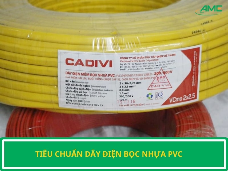 Tiêu chuẩn dây điện bọc nhựa PVC