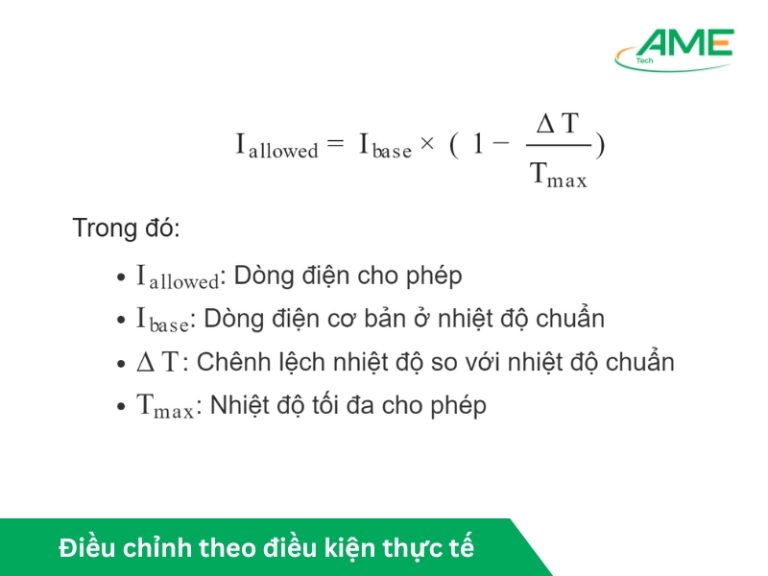 Bước 3: Điều chỉnh theo điều kiện thực tế