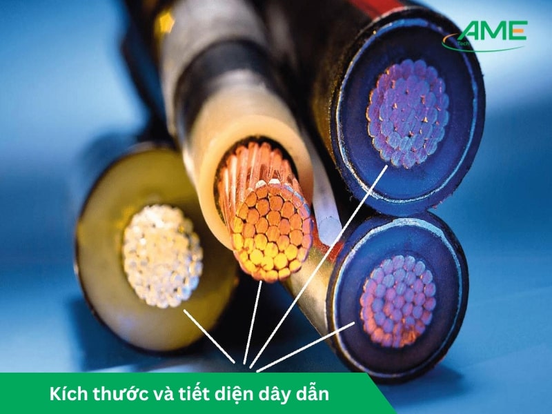Kích thước và tiết diện dây dẫn