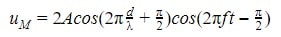 Phương trình sóng dừng tại điểm M cách đầu B một khoảng d