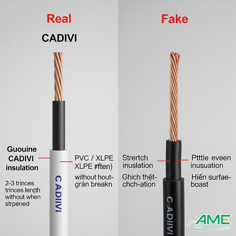 Kiểm tra lớp cách điện và vỏ