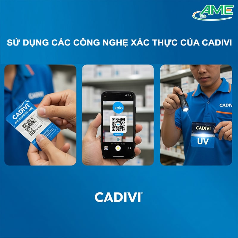 Sử dụng các công nghệ xác thực của CADIVI