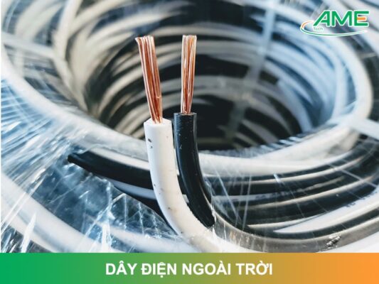 Day điện ngoài trời
