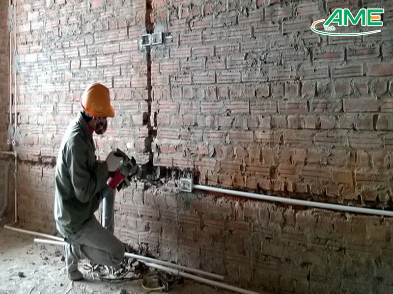 Cách đi đường điện âm tường trong nhà