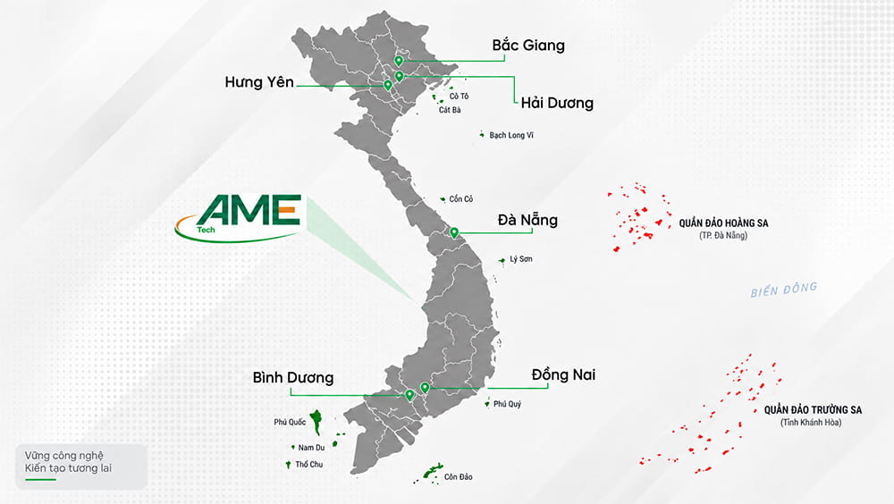 Hình ảnh bản đồ đại lý của AME Group