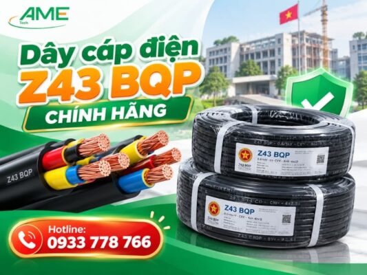 Đại lý cung cấp dây cáp Z43 chính hãng BQP - Báo giá mới 2026 - Ame Group