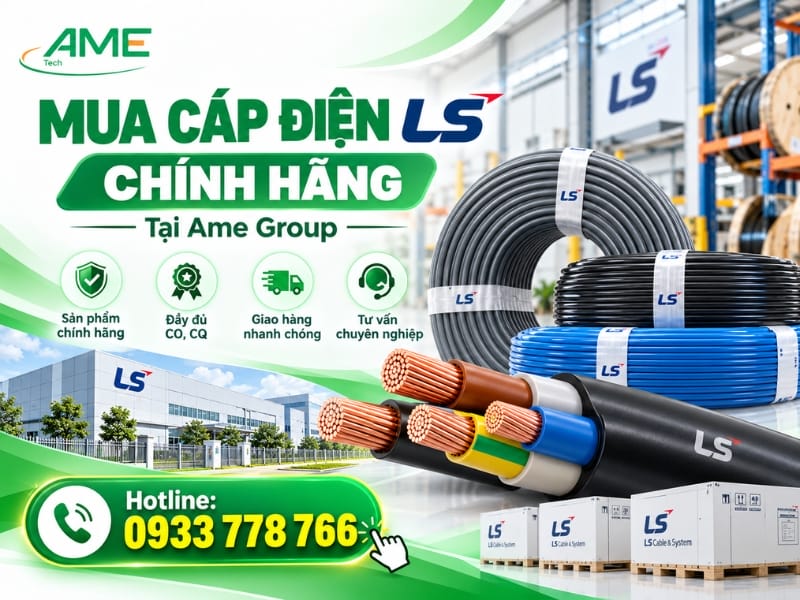 Hướng dẫn đặt hàng và liên hệ mua cáp điện LS tại Ame Group
